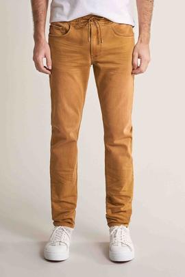 LIMA JOGGER DENIM TAPERED FIT OCRE