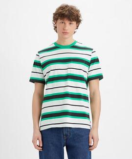 CAMISETA LEVI’S® RELAXED FIT POCKET TEE DOLFHIN STRIPE DUSTY