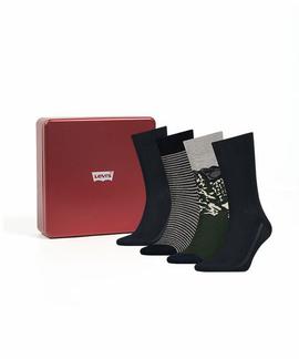 CALCETINES ALTOS LEVI'S® GIFTBOX REGULAR CUT DARK GREEN