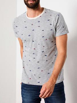 CAMISETA M-SS19-TSR675-5081 STONE BLUE