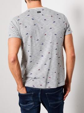 CAMISETA M-SS19-TSR675-5081 STONE BLUE