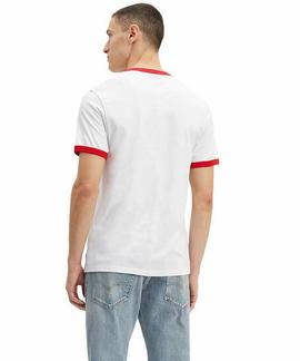 SS RINGER TEE BRAND INTEGRATED REGULAR FIT WHITE