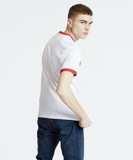 SS RINGER TEE BRAND INTEGRATED REGULAR FIT WHITE