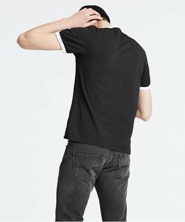 SS RINGER TEE SSNL RINGER REGULAR FIT BLACK MINER.