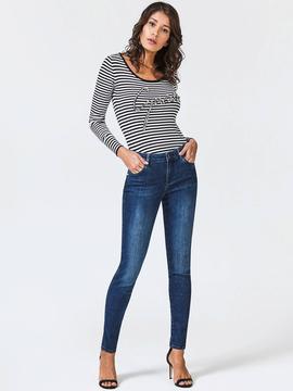 CURVE X PUSH UP SKINNY FIT MID RISE SALLOW
