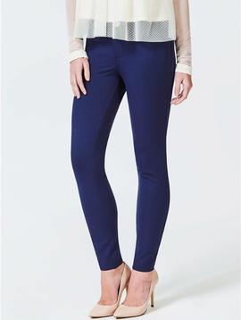 CURVE X PUSH UP SKINNY FIT MID RISE UNIFORM BLUE