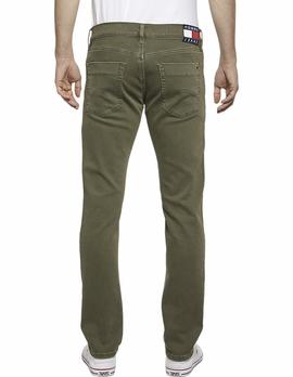 PANTALÓN VAQUERO SCANTON SLIM FIT HERITAGE OLVNC OLIVE NIGHT