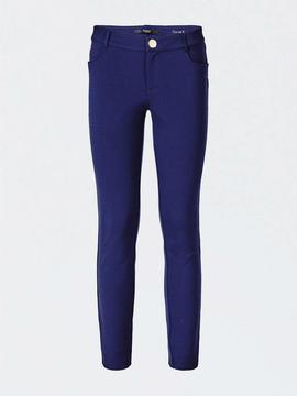 CURVE X PUSH UP SKINNY FIT MID RISE UNIFORM BLUE