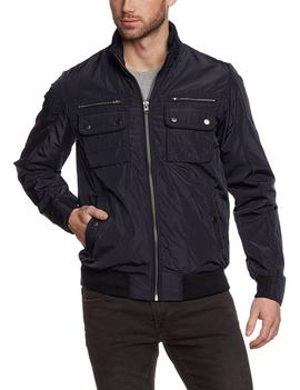 CLIFFDALE BOMBER REGULAR FIT NAVY BLAZER