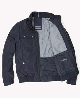 CLIFFDALE BOMBER REGULAR FIT NAVY BLAZER