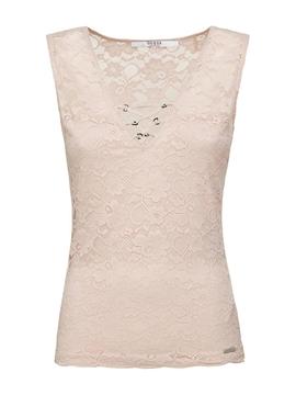 BETTY LACE TOP WILDER PINK