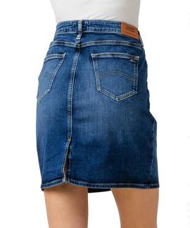 REGULAR DENIM SKIRT AMDRM AMADOR MID BL COM