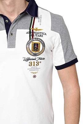 POLO M.C 161PO1049P112 GREY / WHITE