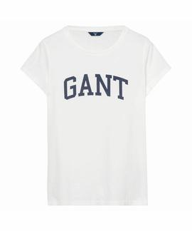 GANT CAPSLEEVE T-SHIRT WHITE