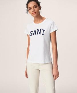 GANT CAPSLEEVE T-SHIRT WHITE