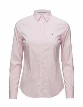 STRETCH SOLID OXFORD SLIM SHIRT LIGHT PINK