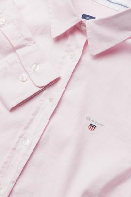 STRETCH SOLID OXFORD SLIM SHIRT LIGHT PINK