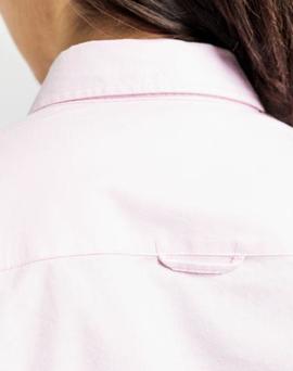 STRETCH SOLID OXFORD SLIM SHIRT LIGHT PINK