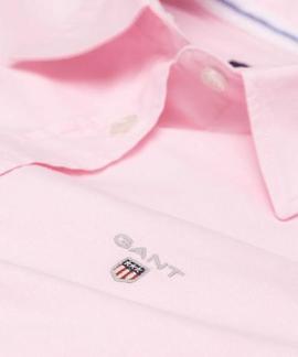 STRETCH SOLID OXFORD SLIM SHIRT LIGHT PINK