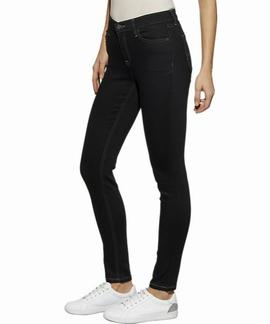 PANTALÓN VAQUERO NORA MID RISE SKINNY FIT PLBKST