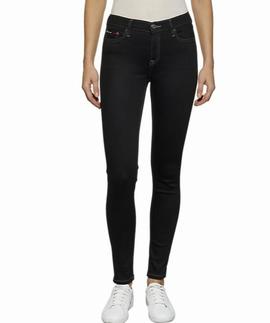 PANTALÓN VAQUERO NORA MID RISE SKINNY FIT PLBKST