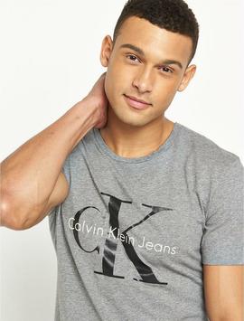 HERREN T-SHIRT TEE TRUE ICON CN MID GREY HEATHER