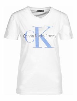 TANYA 44 CM TEE BRIGHT WHITE / BLUE SKY