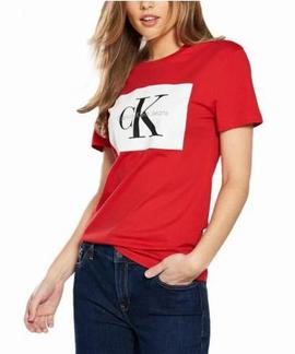 TANYA 40 CN TEE TANGO RED / BRIGHT WHITE