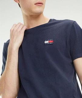 TJM TOMMY BADGE TEE REGULAR FIT BLACK IRIS