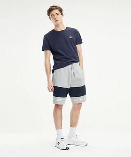 TJM TOMMY BADGE TEE REGULAR FIT BLACK IRIS