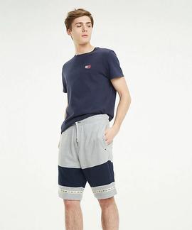 TJM TOMMY BADGE TEE REGULAR FIT BLACK IRIS