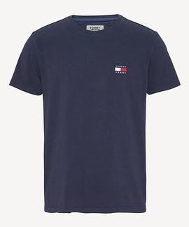 TJM TOMMY BADGE TEE REGULAR FIT BLACK IRIS