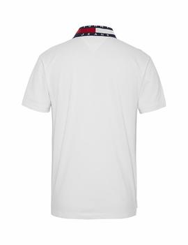 TJM FLAG NECK POLO CLASSIC WHITE