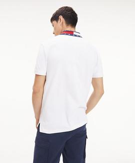 TJM FLAG NECK POLO CLASSIC WHITE