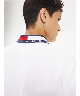 TJM FLAG NECK POLO CLASSIC WHITE