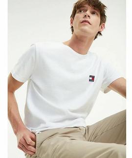 TJM TOMMY BADGE TEE REGULAR FIT WHITE