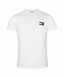 TJM TOMMY BADGE TEE REGULAR FIT WHITE