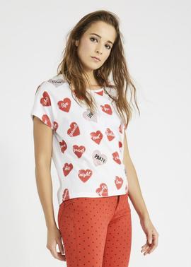 CAMISETA CUORE BLANCA