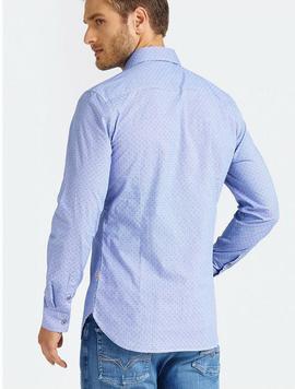 LS ALAMEDA SHIRT SLIM FIT BLUE