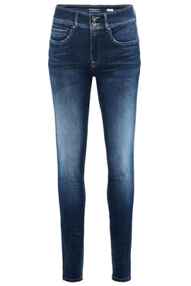 SECRET SKINNY FIT HIGH RISE EN DENIM AZUL LUREX