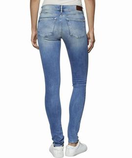 PANTALÓN VAQUERO NORA MID RISE SKINNY FIT FLBLST