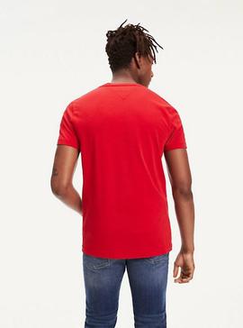 CORP UNDERLINE TEE HAUTE RED