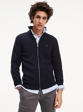 CHUNKY COTTON ZIP THROUGH SKY CAPTAIN