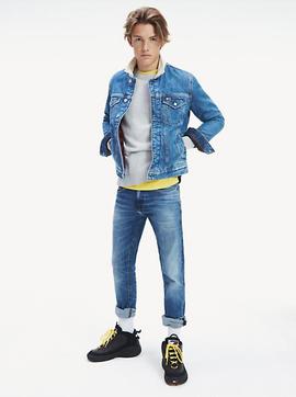 TJM TAPE SWEATER REGULAR FIT LT GREY HTR