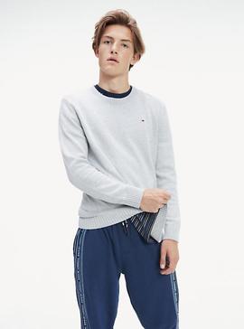 TJM TOMMY CLASSICS SWEATER LT GREY HTR