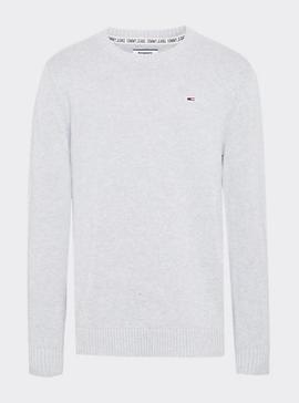 TJM TOMMY CLASSICS SWEATER LT GREY HTR