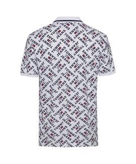 TJM ALLOVER PRINT POLO CLASSIC WHITE / MULTI