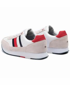 ZAPATILLAS TOMMY CORPORATE LEATHER WHITE