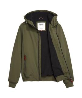 TJM PADDED NYLON JACKET FOREST NIGHT