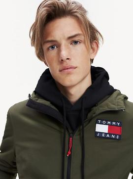 TJM PADDED NYLON JACKET FOREST NIGHT